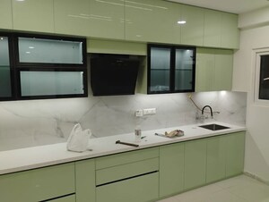 Kitchen in 2 BHK Apartment at Aparna Zenon, Puppalaguda – for Rent