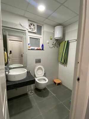 Bathroom in 2 BHK Apartment at Supertech Hues, Sector 68 – for Rent