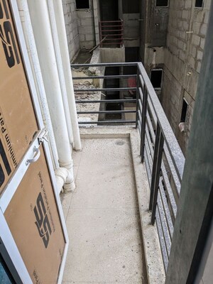 Balcony in 2 BHK Apartment at Jash Sai Galaxy, Padle – for Sale