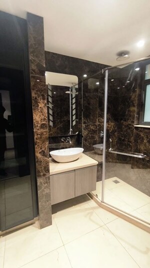 Attached Bathroom in 4 BHK Apartment at Adani Samsara Vilasa, Sector 63 – for Rent