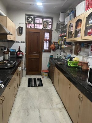 Kitchen in 4 BHK Builder Floor at Sushant Lok 2, Sector 57 – for Sale