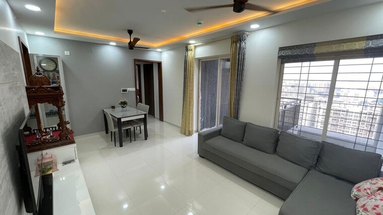 Living Room, 5-star-royal-grande 2 Bedroom 1035 Sq.Ft. Apartment In Wakad Pune 10246791