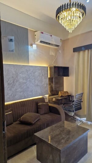 Living Room in Studio Apartment at VHR Winsten Park, Knowledge Park V Greater Noida – for Rent