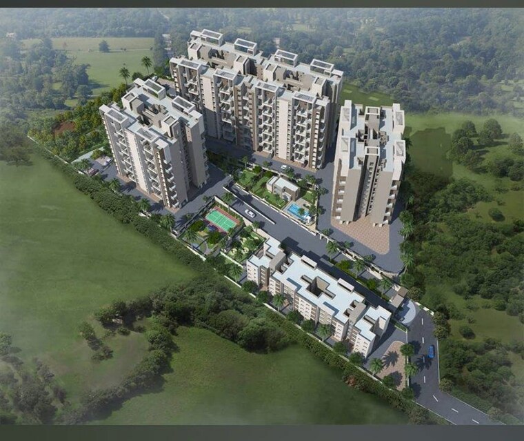 Exterior View, spring-valley 3 Bedroom 950 Sq.Ft. Apartment In Alandi Road Pune 10244037