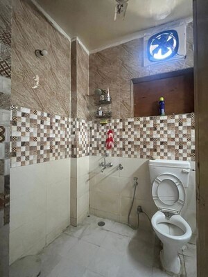 Bathroom in 2 BHK Builder Floor at East Of Kailash – for Rent