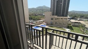 Balcony in 2 BHK Apartment at Anant Metropolis Insignia Towers, Kasarvadavali – for Rent