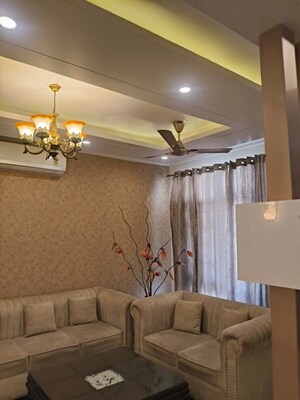 Living Room in 3 BHK Apartment at Golden Sand Apartments, Dhakoli – for Rent