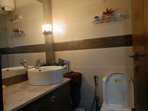 Bathroom in 4 BHK Builder Floor at Unitech South City II, Sector 50 – for Sale