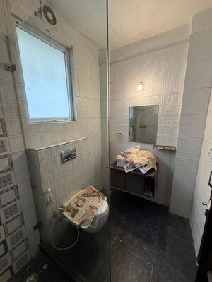 Bathroom in 3 BHK Builder Floor at Chittaranjan Park – for Rent