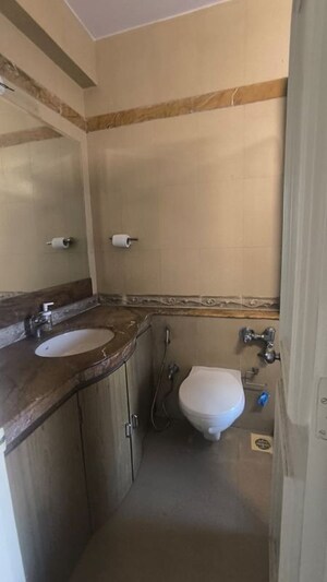 Bathroom in 3 BHK Apartment at Raheja Acropolis, Deonar – for Rent