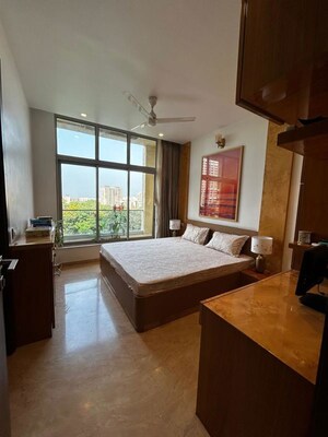 Living Room in 3 BHK Apartment at One Hiranandani Park, Ghodbunder Road – for Rent