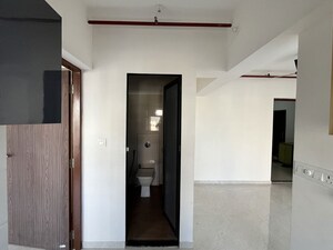 Washroom in 1 BHK Apartment at Shree Krushna Tower, Mulund West – for Rent