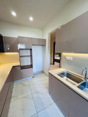Kitchen in 3 BHK Apartment at Affinity Greens, International Airport Road – for Rent