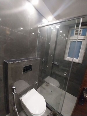 Washroom in 4 BHK Builder Floor at Ansal Sushant Floors, Sushant Lok ii – for Sale