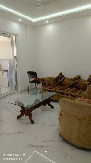 Living Room in 2 BHK Builder Floor at Agrim Apartment, Sector 43 – for Rent