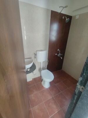 Bathroom in 2 BHK Apartment at Amit Colori, Undri – for Rent
