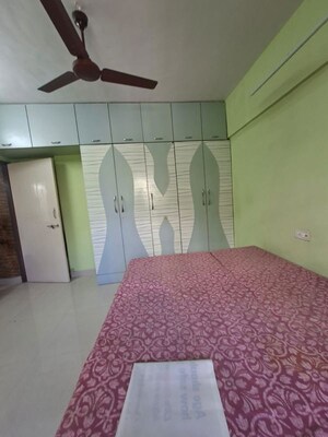 Bedroom in 1 BHK Apartment at Panchayatan CHS, Borivali West – for Rent