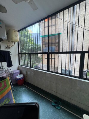 Balcony in 3 BHK Builder Floor at Malviya Nagar – for Sale