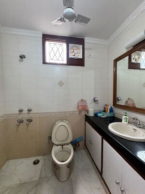 Bathroom in 3 BHK Builder Floor at Malviya Nagar – for Sale
