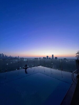 Swimming Pool in 4 BHK Apartment at Kanakia Miami, Mahim – for Rent