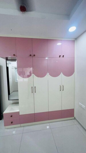 Bathroom in 3 BHK Apartment at Rajapushpa Provincia, Narsingi – for Rent