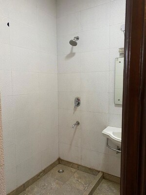 Bathroom in 3 BHK Builder Floor at Shivalik Colony – for Rent
