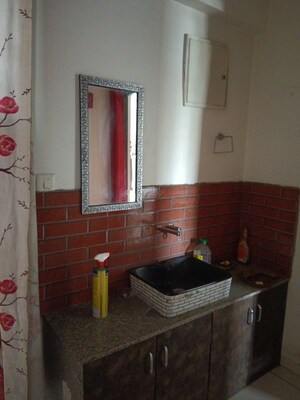 Bathroom in 3 BHK Apartment at Kavisha Pebble Bay, Chandkheda – for Rent