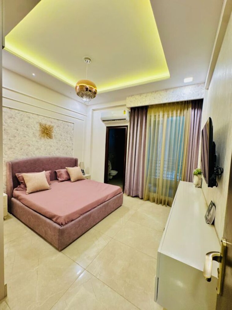 Bedroom, vip road 3 Bedroom 1350 Sq.Ft. Apartment In Vip Road Zirakpur 10245005