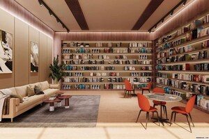 Living Room in 3 BHK Apartment at DLF The Westpark, Andheri West – for Sale