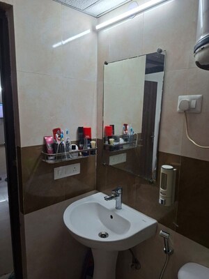 Bathroom in 3 BHK Apartment at Apex Golf Avenue, Sector 1 Greater Noida – for Rent