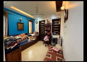 Living Room in 3 BHK Builder Floor at Chittaranjan Park – for Sale