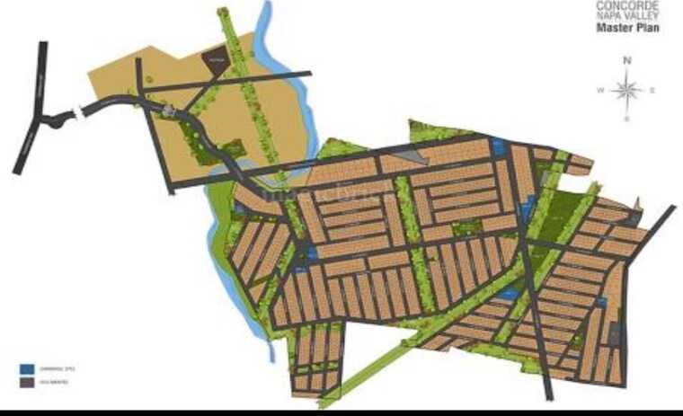 Master Plan, concorde-napa-valley 3 Bedroom 1964 Sq.Ft. Villa In Kanakapura Road Bangalore 10248119