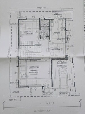 Floor Plan in 3 BHK Villa at Concorde Napa Valley, Kanakapura Road – for Sale