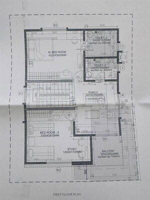 Floor Plan in 3 BHK Villa at Concorde Napa Valley, Kanakapura Road – for Sale