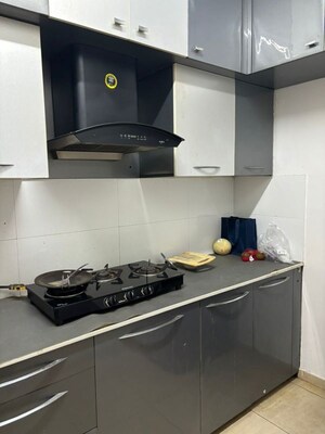 Kitchen in 2 BHK Apartment at Bhartiya Nikoo Homes, Thanisandra Main Road – for Rent