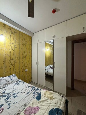 Bedroom in 2 BHK Apartment at Bhartiya Nikoo Homes, Thanisandra Main Road – for Rent