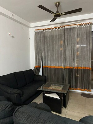 Living Room in 2 BHK Apartment at Bhartiya Nikoo Homes, Thanisandra Main Road – for Rent