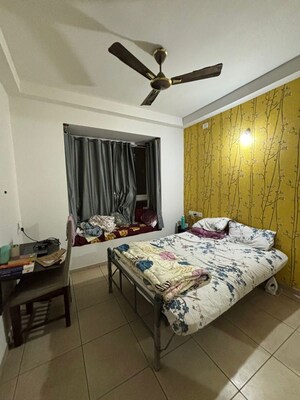 Bedroom in 2 BHK Apartment at Bhartiya Nikoo Homes, Thanisandra Main Road – for Rent