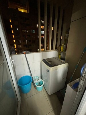 Team Area in 2 BHK Apartment at Bhartiya Nikoo Homes, Thanisandra Main Road – for Rent