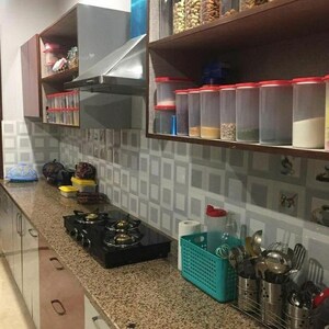 Kitchen in 2 BHK Builder Floor at Mandawali – for Rent