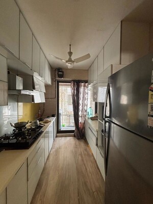 Kitchen in 4 BHK Apartment at DLH Sorrento, Veera Desai Road – for Rent