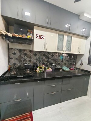 Kitchen in 1 BHK Apartment at Rosa Classique, Kasarvadavali – for Rent