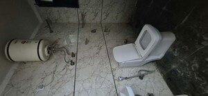 Bathroom in 1.5 BHK Builder Floor at Chattarpur – for Rent