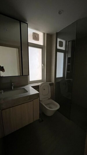Bathroom in 3 BHK Apartment at DLF Gardencity Enclave, Sector 93 – for Rent