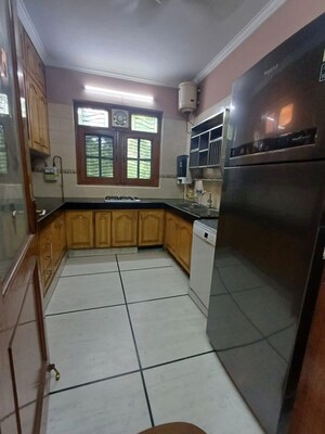 Kitchen in 3 BHK Apartment at Greater Kailash – for Rent