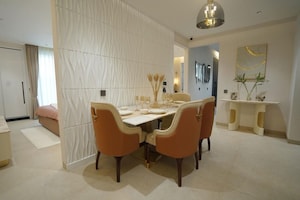 Dining area in 3 BHK Apartment at Ambala Highway – for Sale