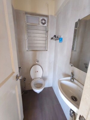 Bathroom in 1 BHK Apartment at Vijay Orovia, Ghodbunder Road – for Rent