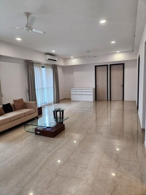 Living Room in 4 BHK Apartment at Adani Ten BKC, Bandra East – for Rent