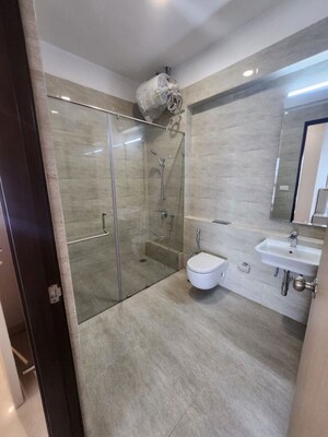 Bathroom in 4 BHK Apartment at Adani Ten BKC, Bandra East – for Rent