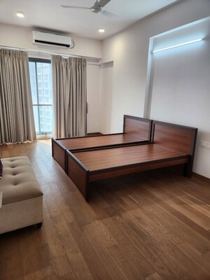 Living Room in 4 BHK Apartment at Adani Ten BKC, Bandra East – for Rent